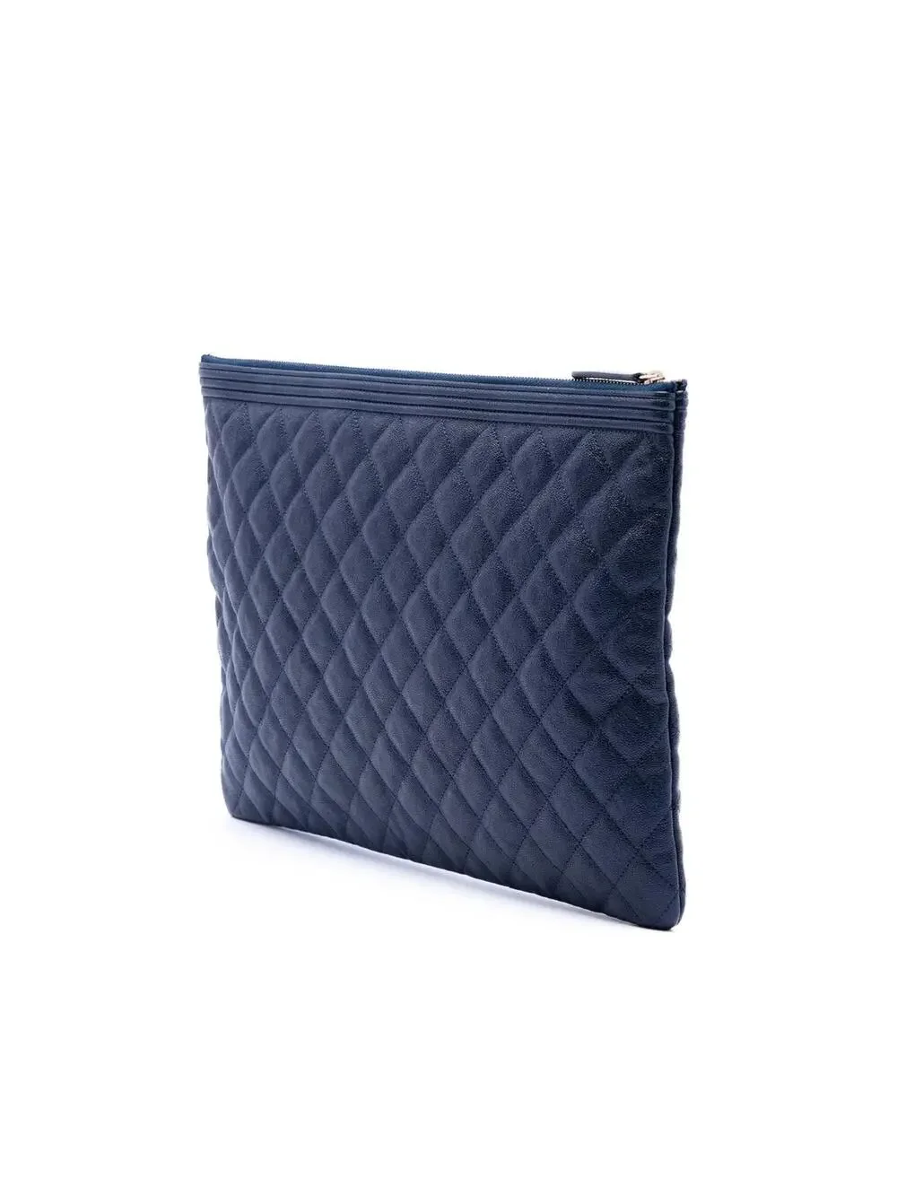 Chanel Large Quilted Caviar Boy O Case #284852C10B